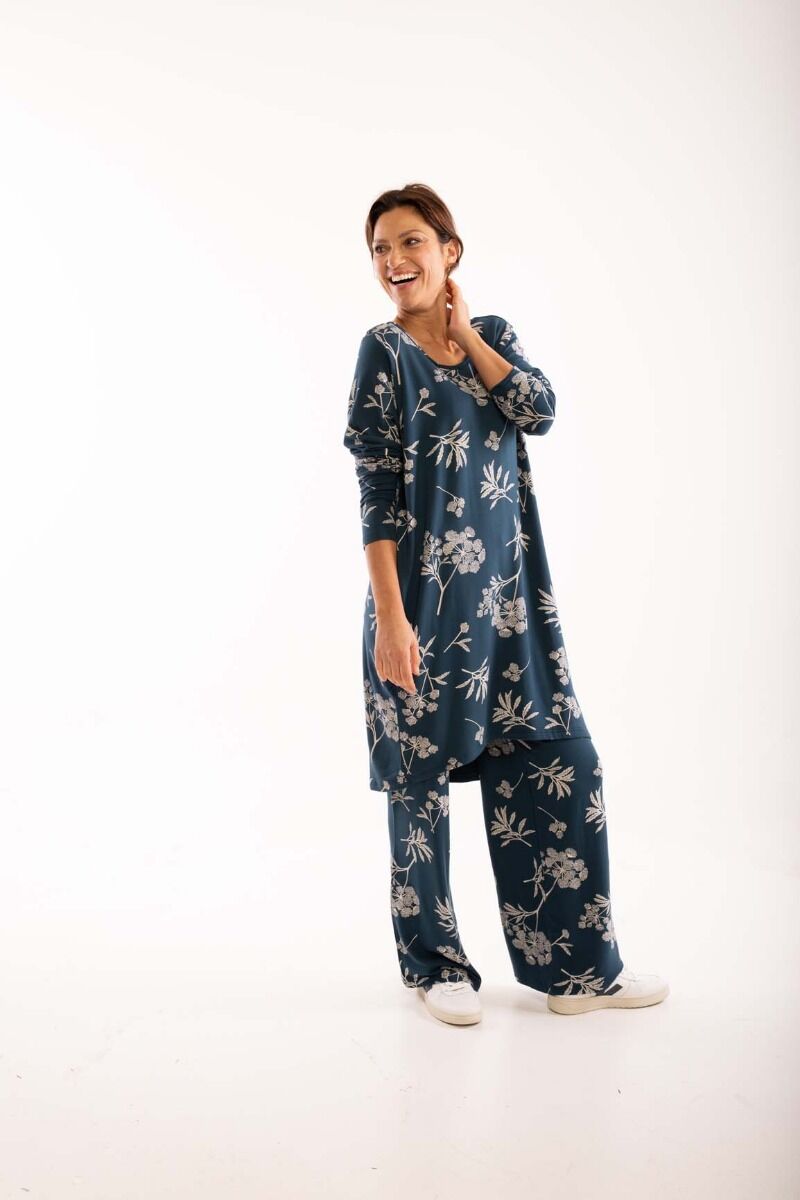 Veronica Tunic Dusty navy HEMLOCK