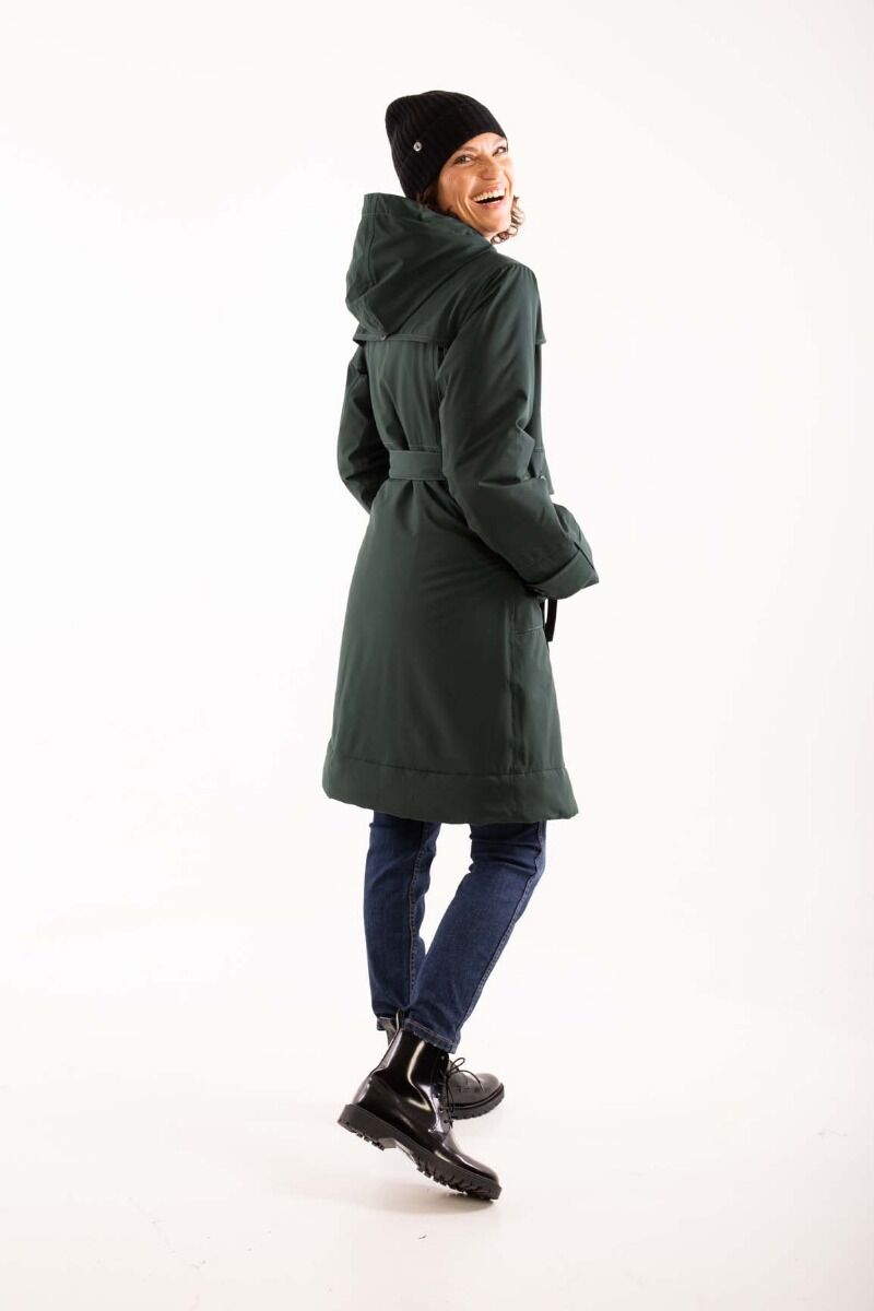 Danelse Stretch Winter Jacket Black green