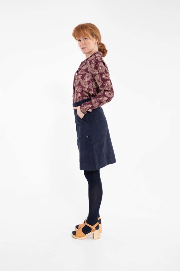 Danehelga Shirt Dark BDX/LT Beige PALMA