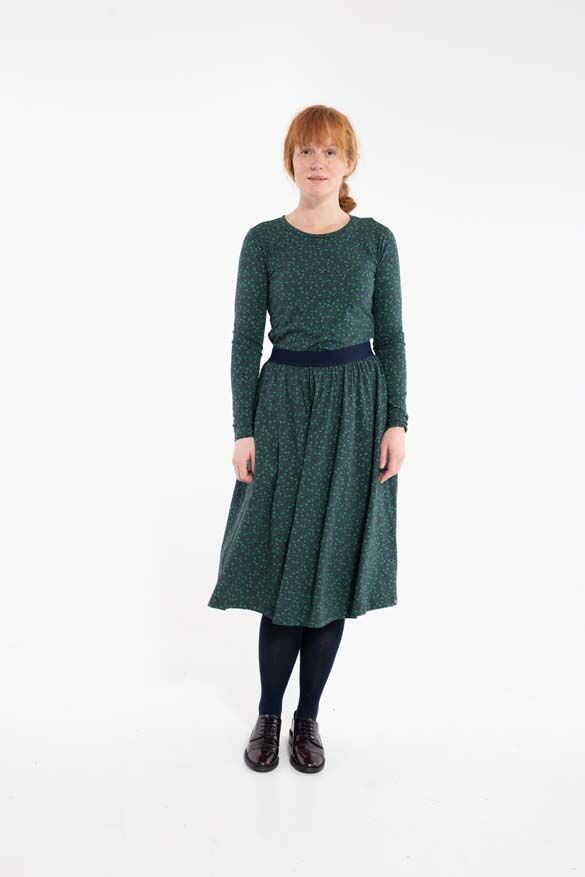 ORGANIC - Danechichi skirt Dark Navy FLEURIE
