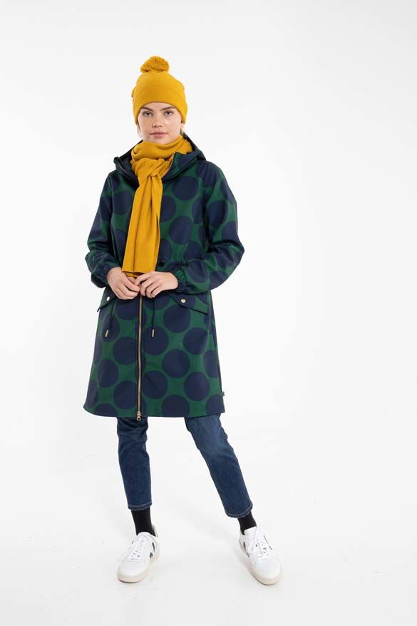 Danemarianne Softshell Dark Army/Dark Navy MEGADOTS