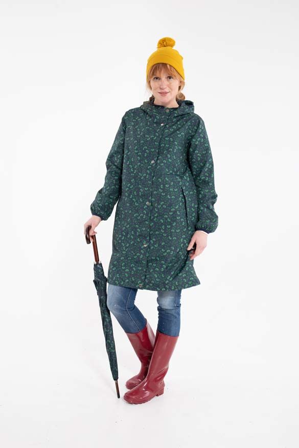 Danedith Rainjacket Dk Navy FLEURIE