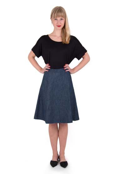 Danemaiden Skirt Dk Denim