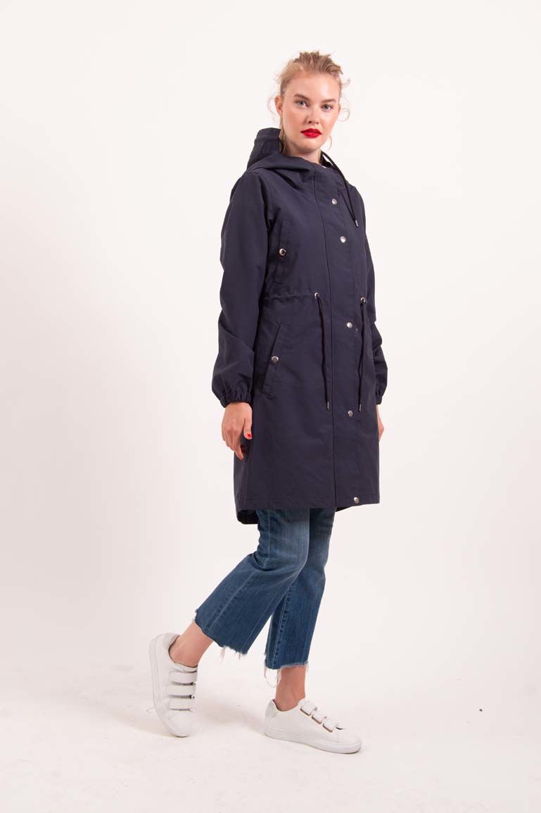 Danenora Midseason Parka Navy