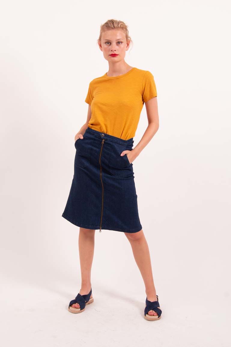 Danevictoria Skirt Denim – Danefæ