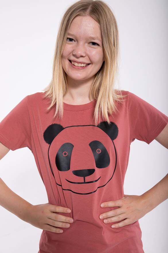 DYR Ladies Tee Dark Rose PANDA