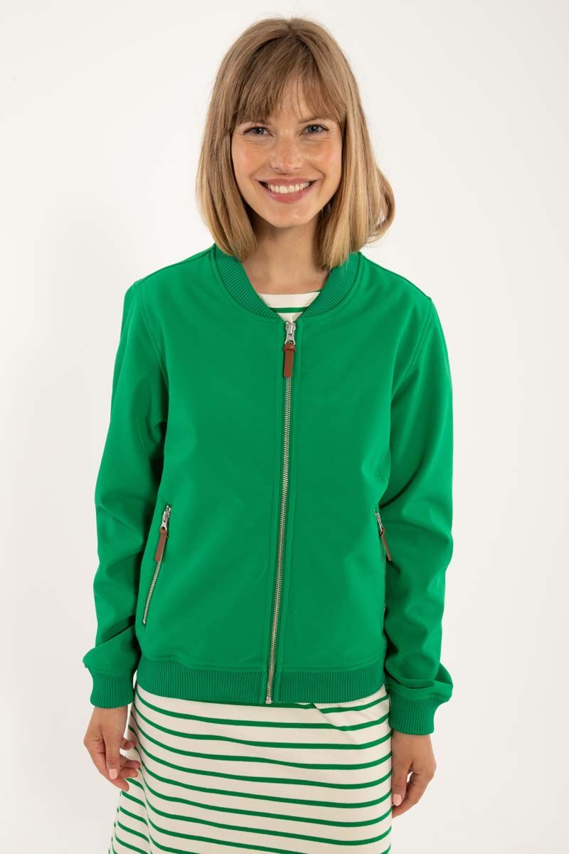 Green bomber orange inside best sale