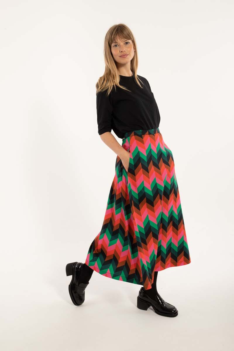 Danebrava Poplin Skirt Black ROYAL COURT