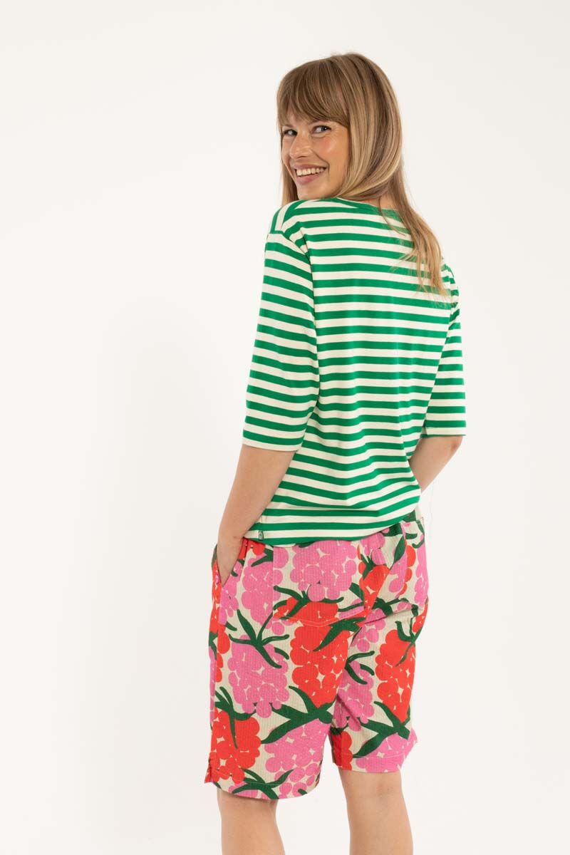 Danemanna Modal Tee Grass Green/Chalk