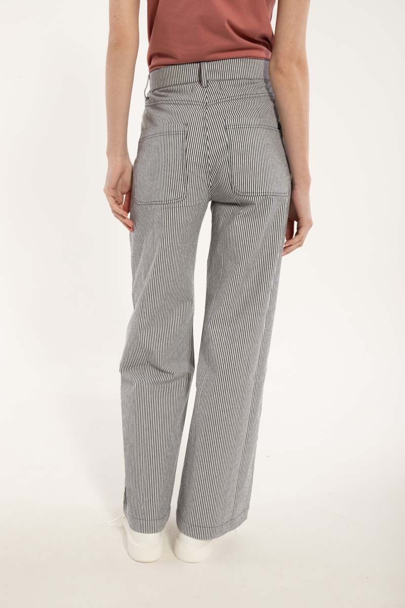 Danedaisy Light Canvas Pants Milkboy Stripe