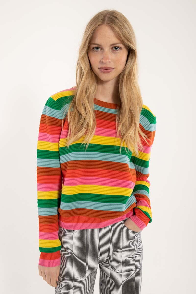 Danepearly 3D Crotchet Knit Sweater BonBon