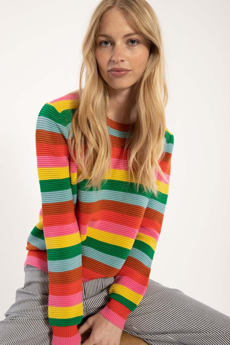 Danepearly 3D Crotchet Knit Sweater BonBon
