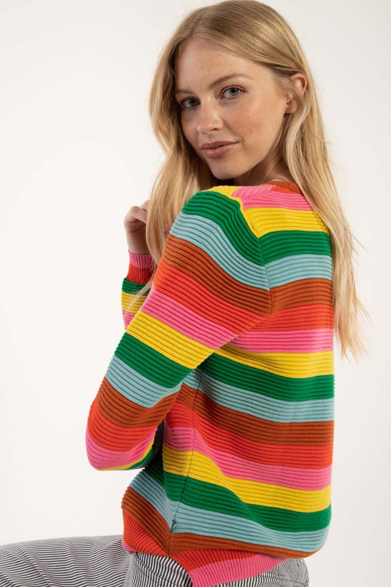 Danepearly 3D Crotchet Knit Sweater BonBon