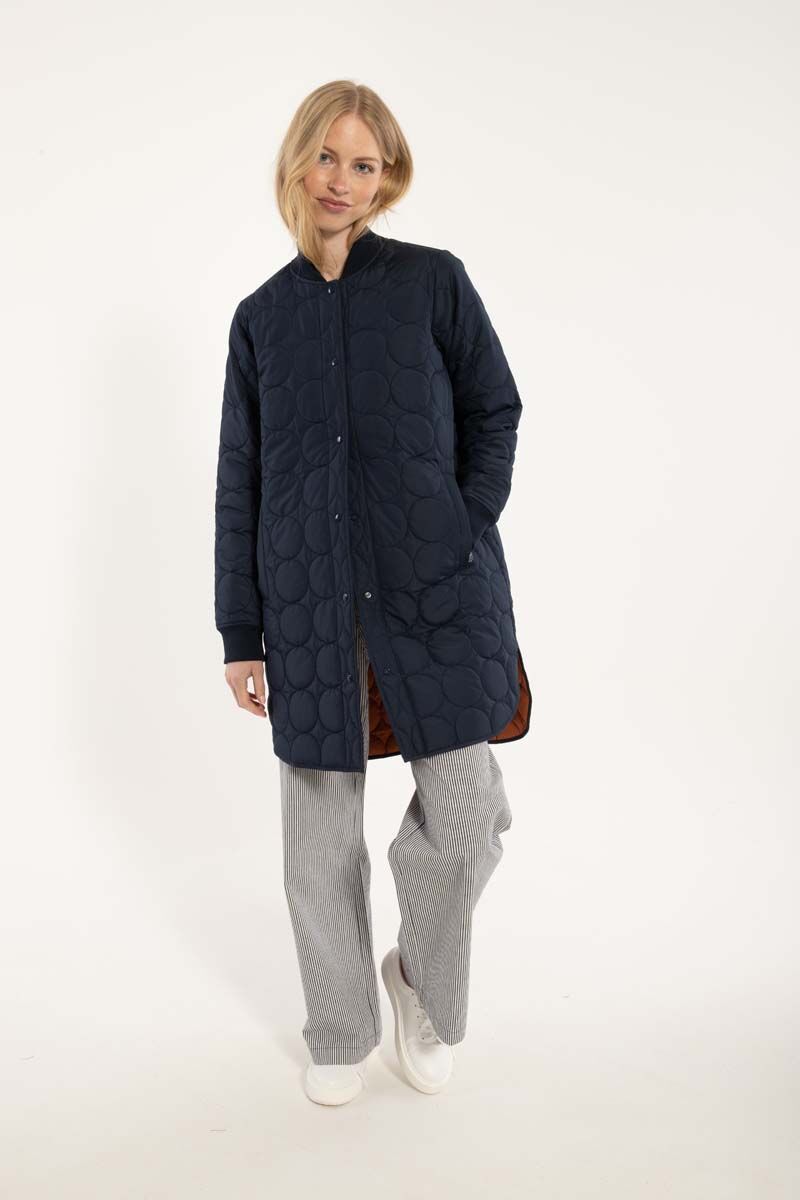 Danyesplease Thermo Coat Dark Navy