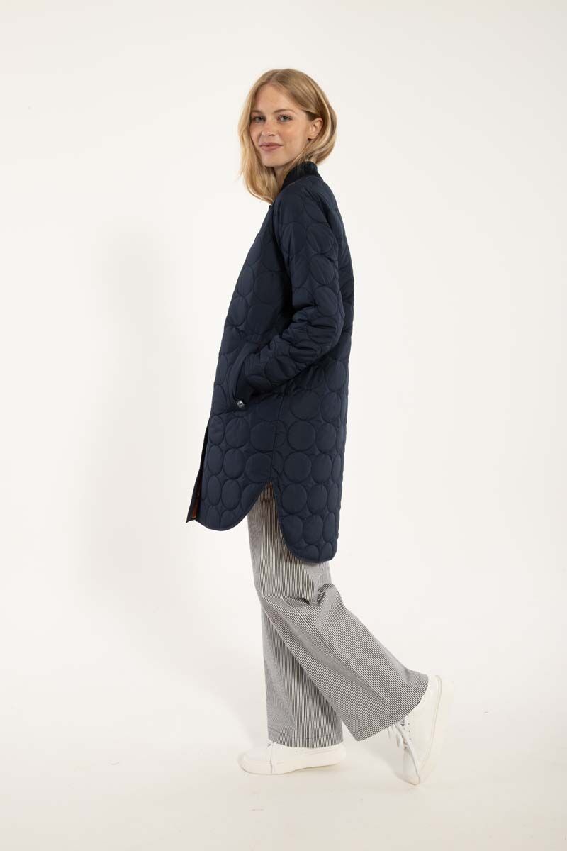 Danyesplease Thermo Coat Dark Navy