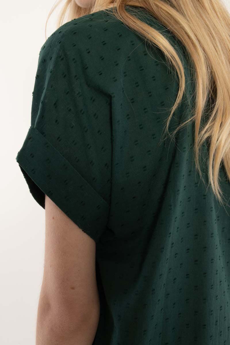 Danerrand Cotton Dot Dress Dark Duck