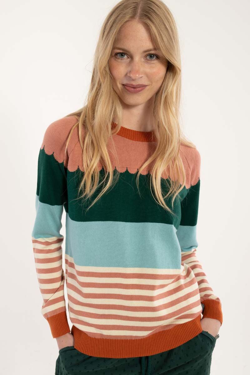 Danehappy Cotton Knit Sweater Multicolor 2
