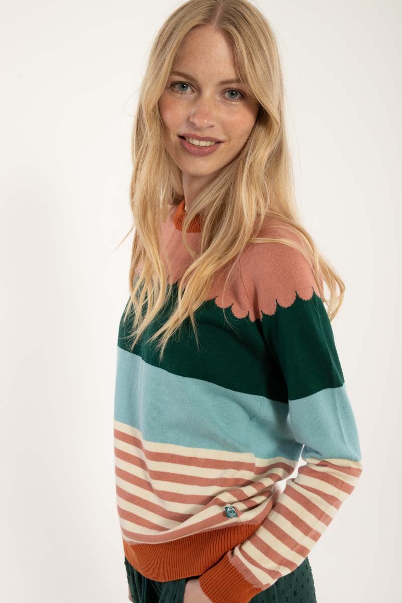 Danehappy Cotton Knit Sweater Multicolor 2