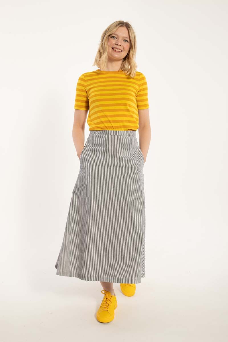 Daneradisse Light Canvas Skirt Milkboy Stripe