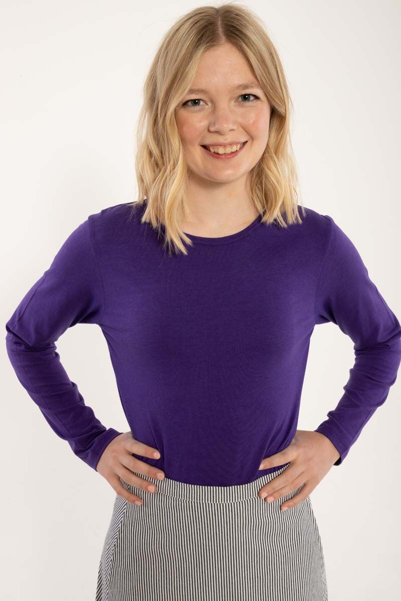 Danejubii LS Modal Tee Shy Purple