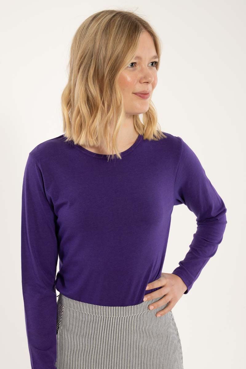 Danejubii LS Modal Tee Shy Purple