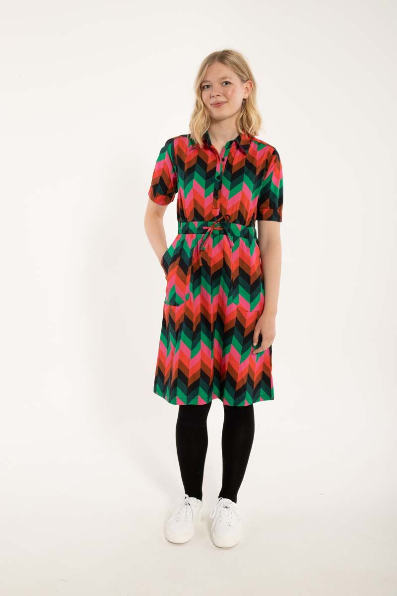 Danesusanne Poplin Dress Black ROYAL COURT