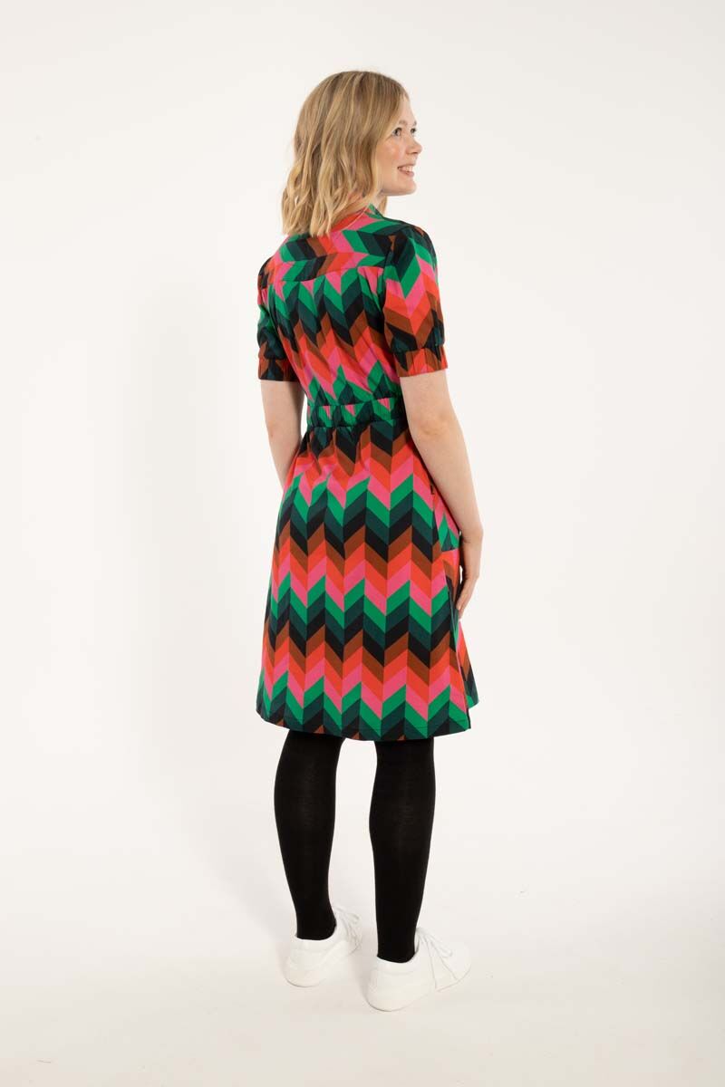 Danesusanne Poplin Dress Black ROYAL COURT