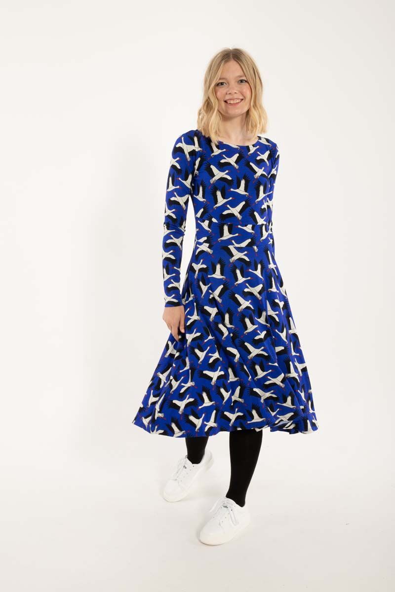 Danesigrid Viscose Dress Klein Blue STORK