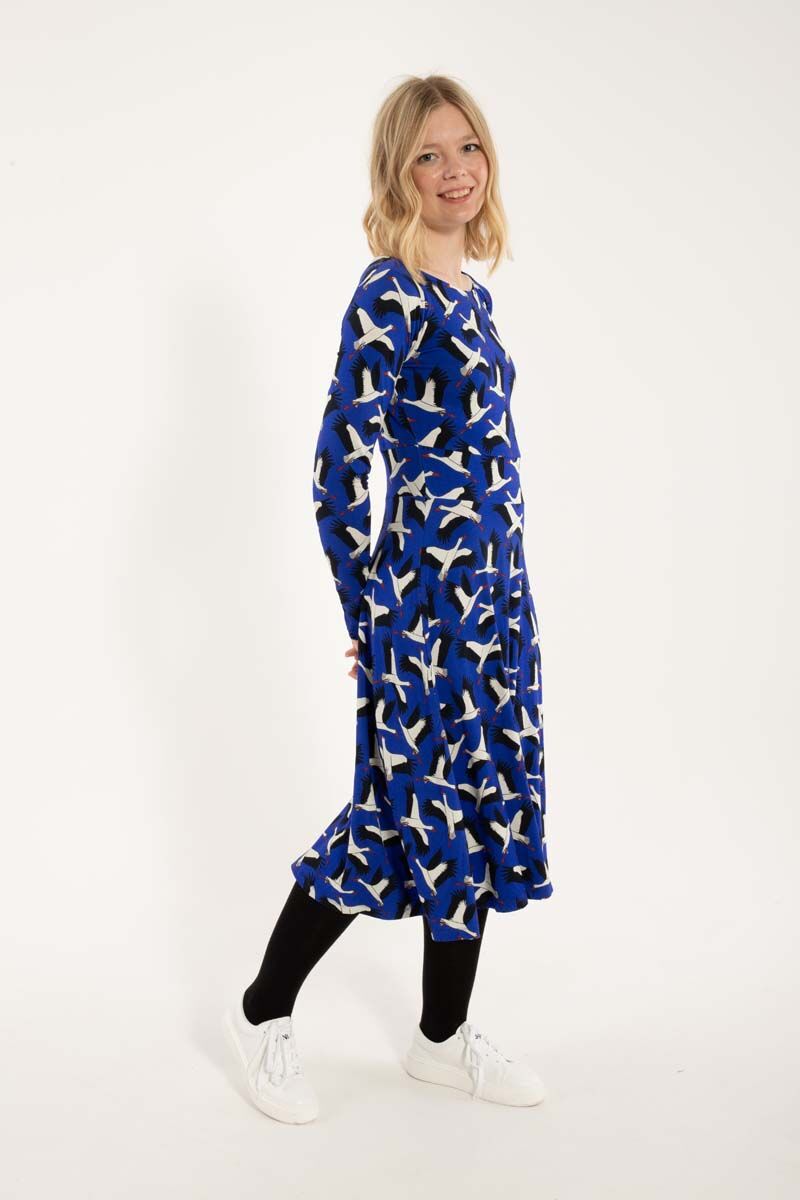 Danesigrid Viscose Dress Klein Blue STORK