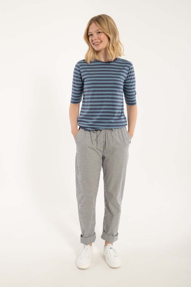 Daneholm Light Canvas Pants Milkboy Stripe