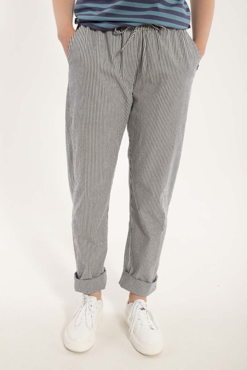 Daneholm Light Canvas Pants Milkboy Stripe