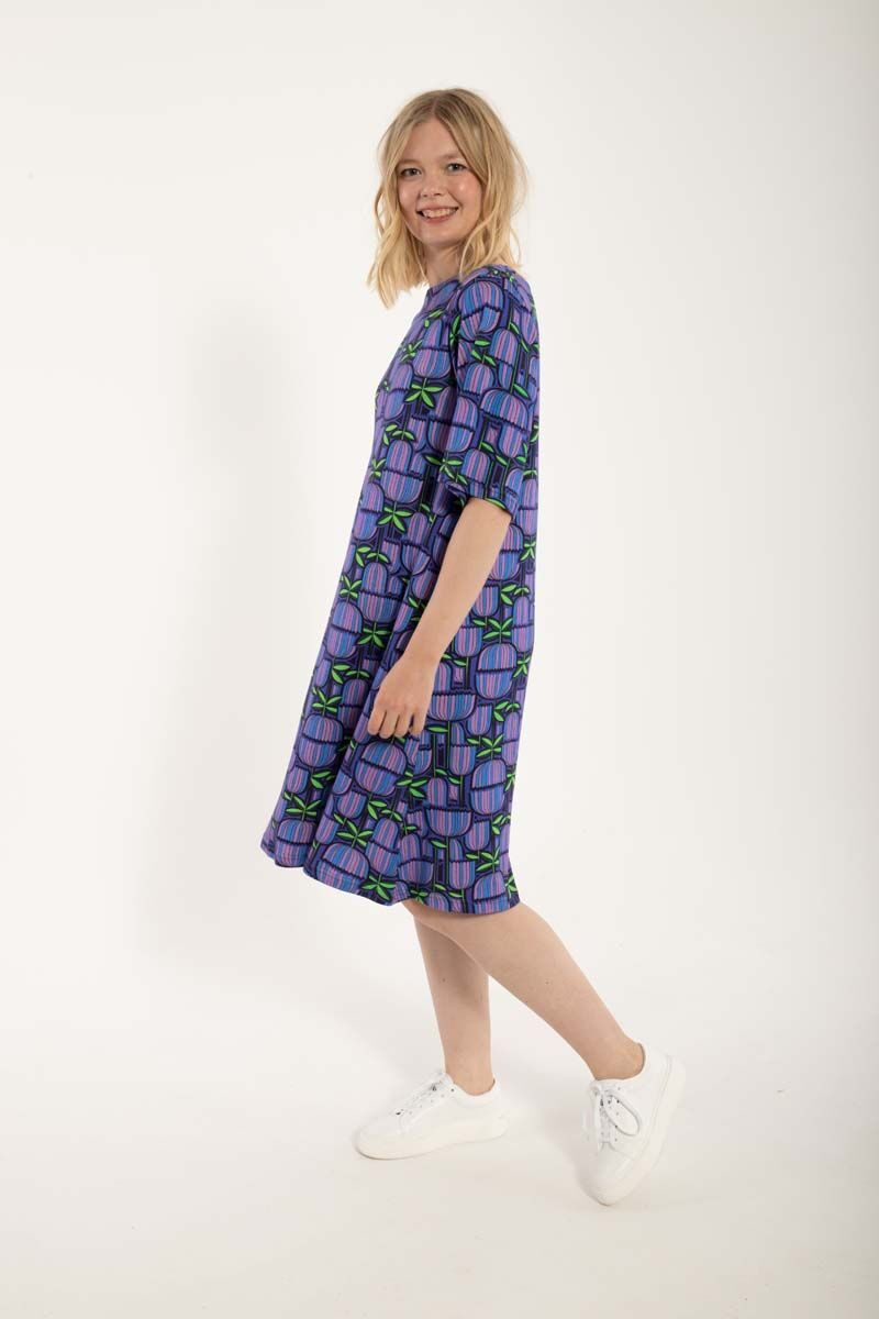 Danesymfoni Interlock Dress Navy GERMANITE