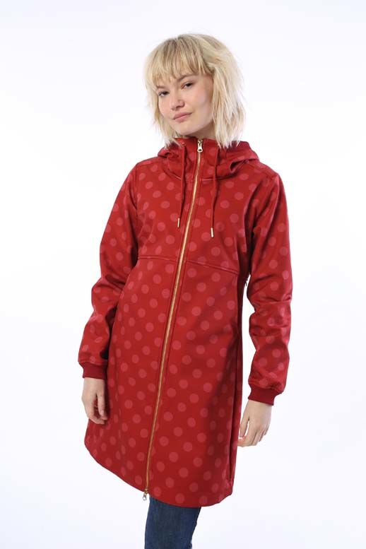 Daneline Softshell Dark Brick/Cold Rose FUNDOTS