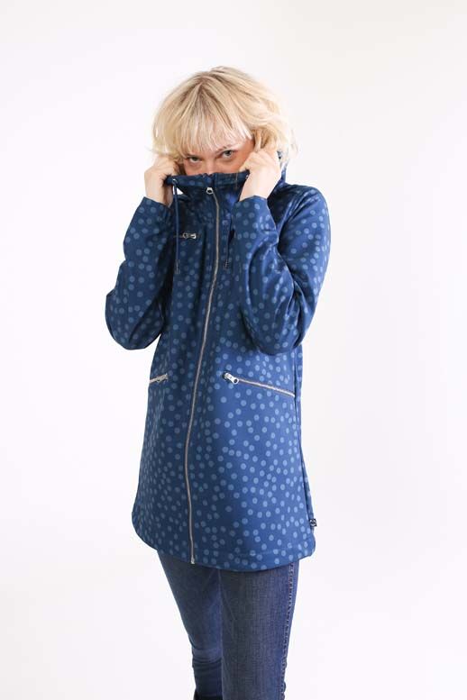 Danedejlig Softshell Cold Slate/Dark Porcelaine FUNDOTS