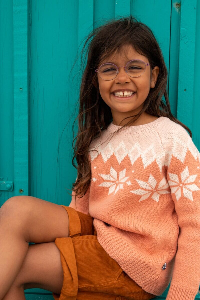 Danepulk Sweater Rose Beige/Offwhite