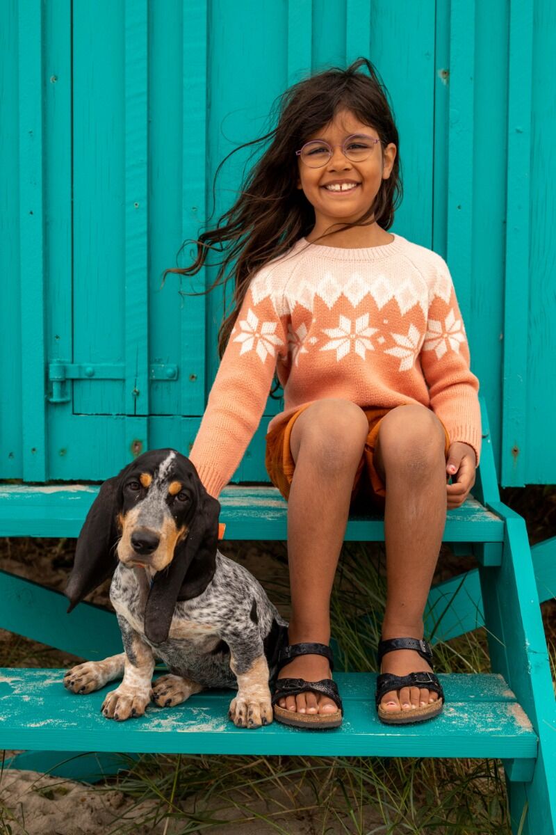 Danepulk Sweater Rose Beige/Offwhite