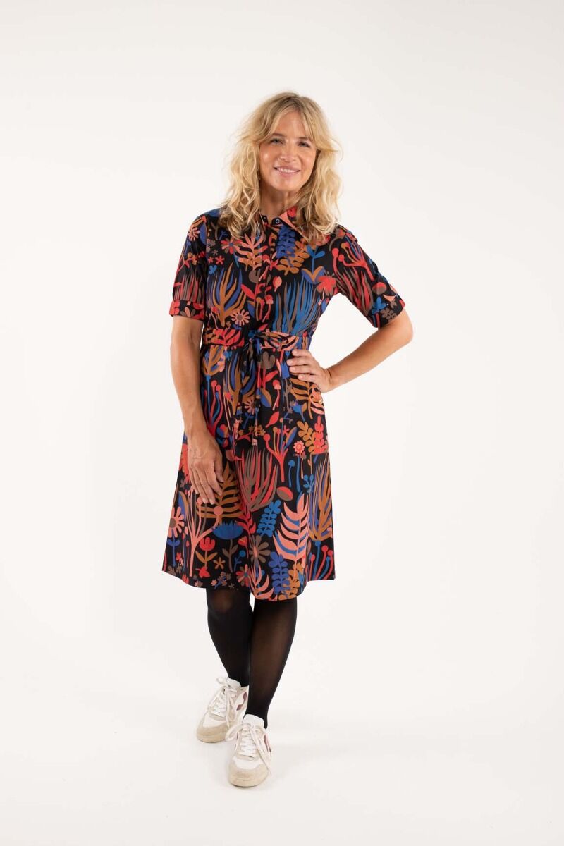 ORGANIC - Danesusanne Dress Black WALKABOUT
