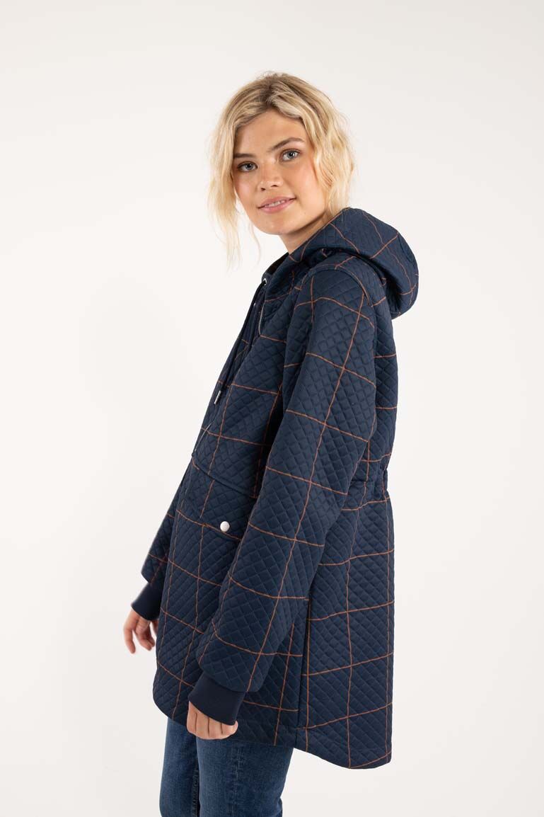 Danejohanne Thermo Anorak Navy/Occer LARGE PLAID