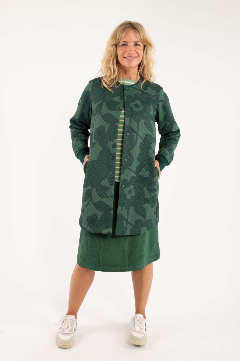 Danemaude Thermo Coat Dark Khaki/Rover Khaki BOOM BLOOM