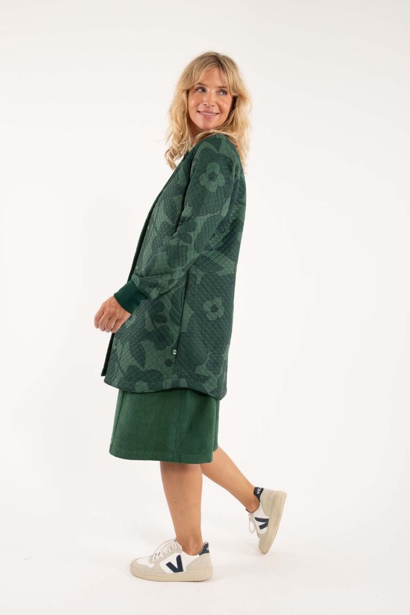 Danemaude Thermo Coat Dark Khaki/Rover Khaki BOOM BLOOM