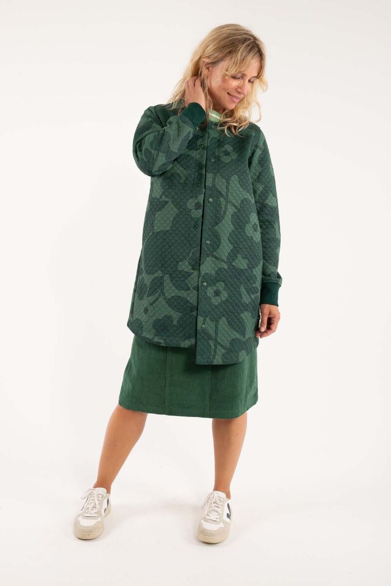 Danemaude Thermo Coat Dark Khaki/Rover Khaki BOOM BLOOM