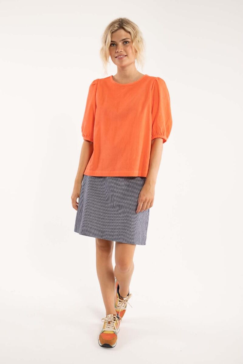 Daneprosecco Cord Shirt Bright Coral