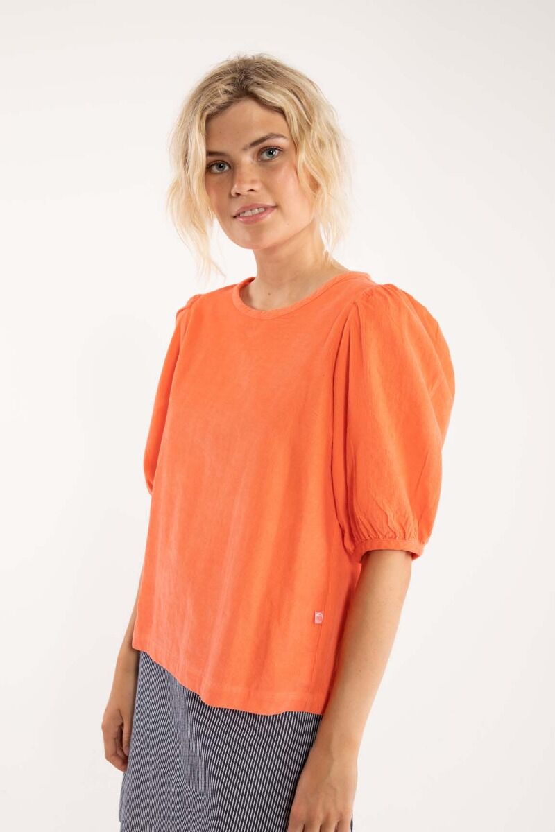Daneprosecco Cord Shirt Bright Coral