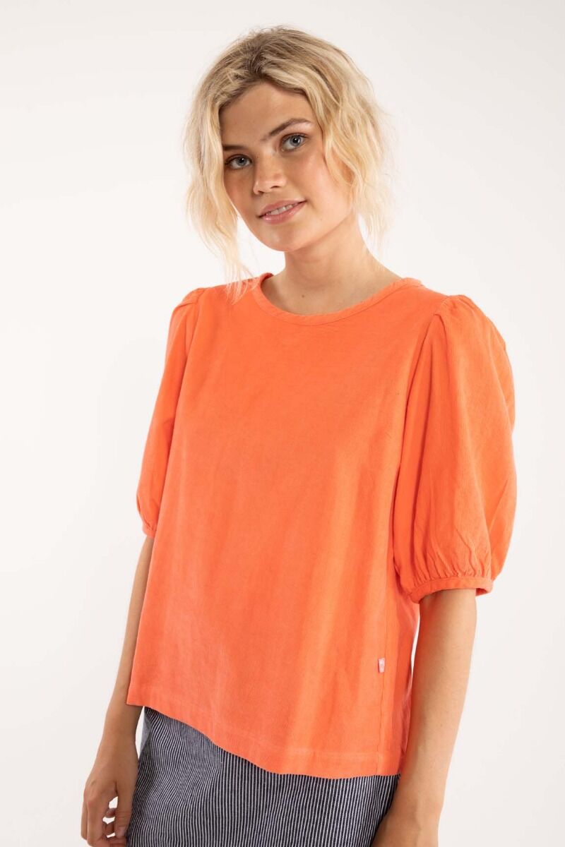 Daneprosecco Cord Shirt Bright Coral