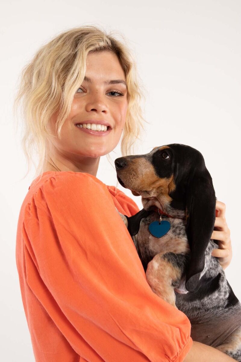 Daneprosecco Cord Shirt Bright Coral