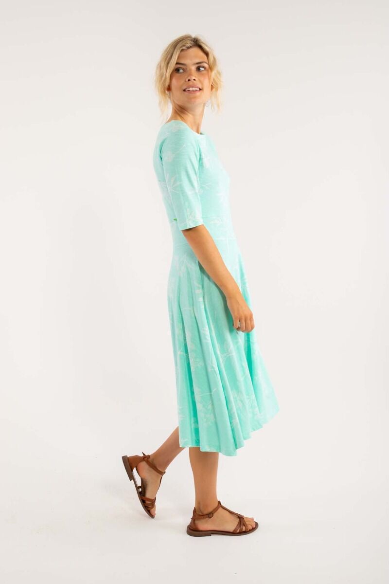 ORGANIC - Danecharlotte Dress Fresh Mint/Off White HEMLOCK