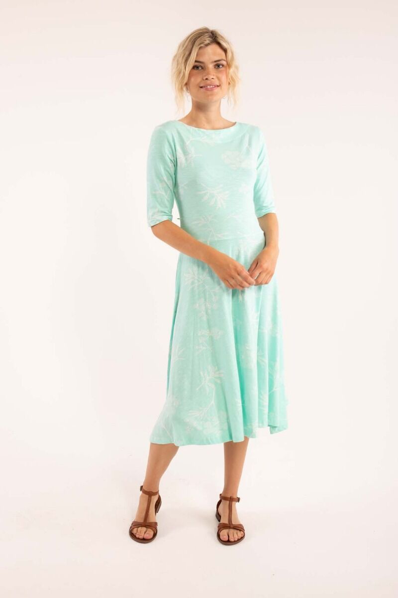 ORGANIC - Danecharlotte Dress Fresh Mint/Off White HEMLOCK