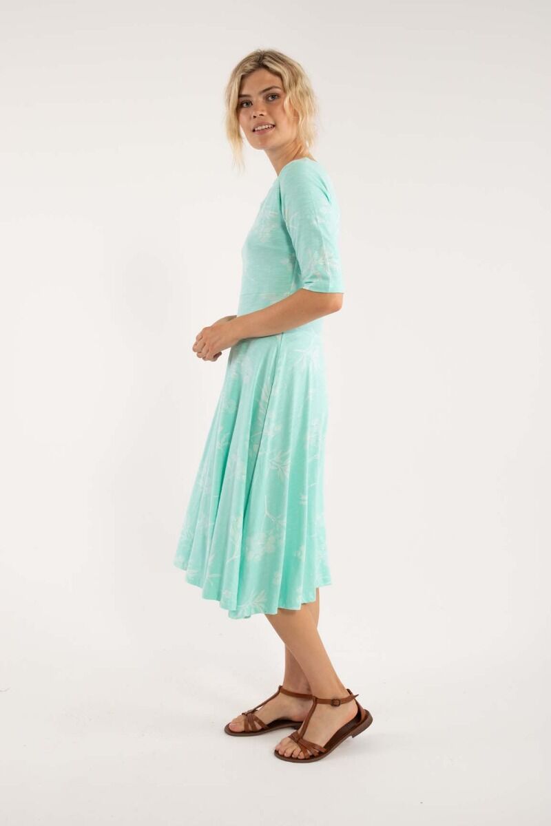 ORGANIC - Danecharlotte Dress Fresh Mint/Off White HEMLOCK