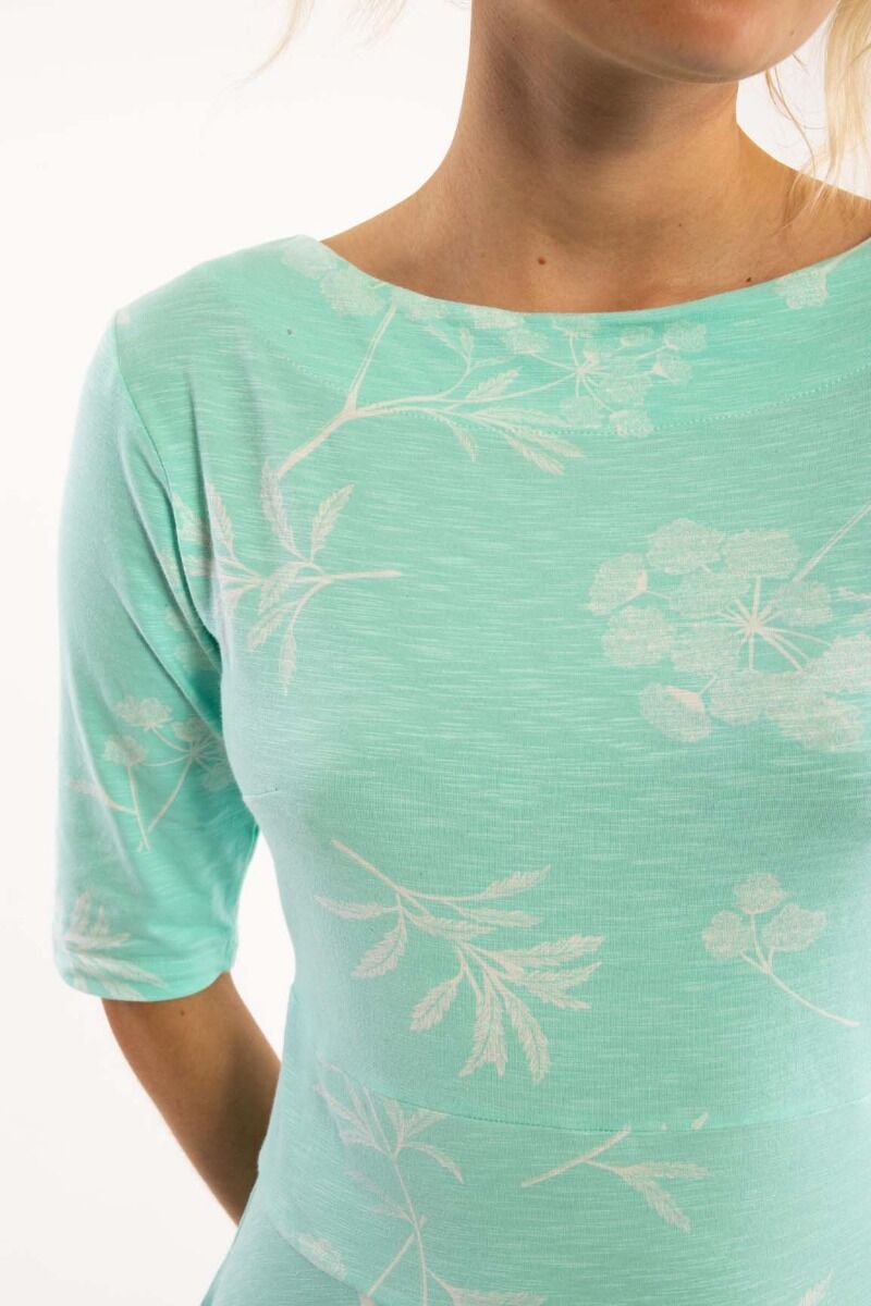 ORGANIC - Danecharlotte Dress Fresh Mint/Off White HEMLOCK
