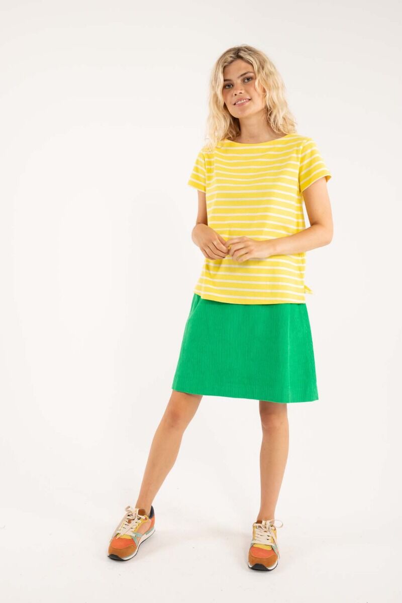 Danelondon Cord Skirt Green